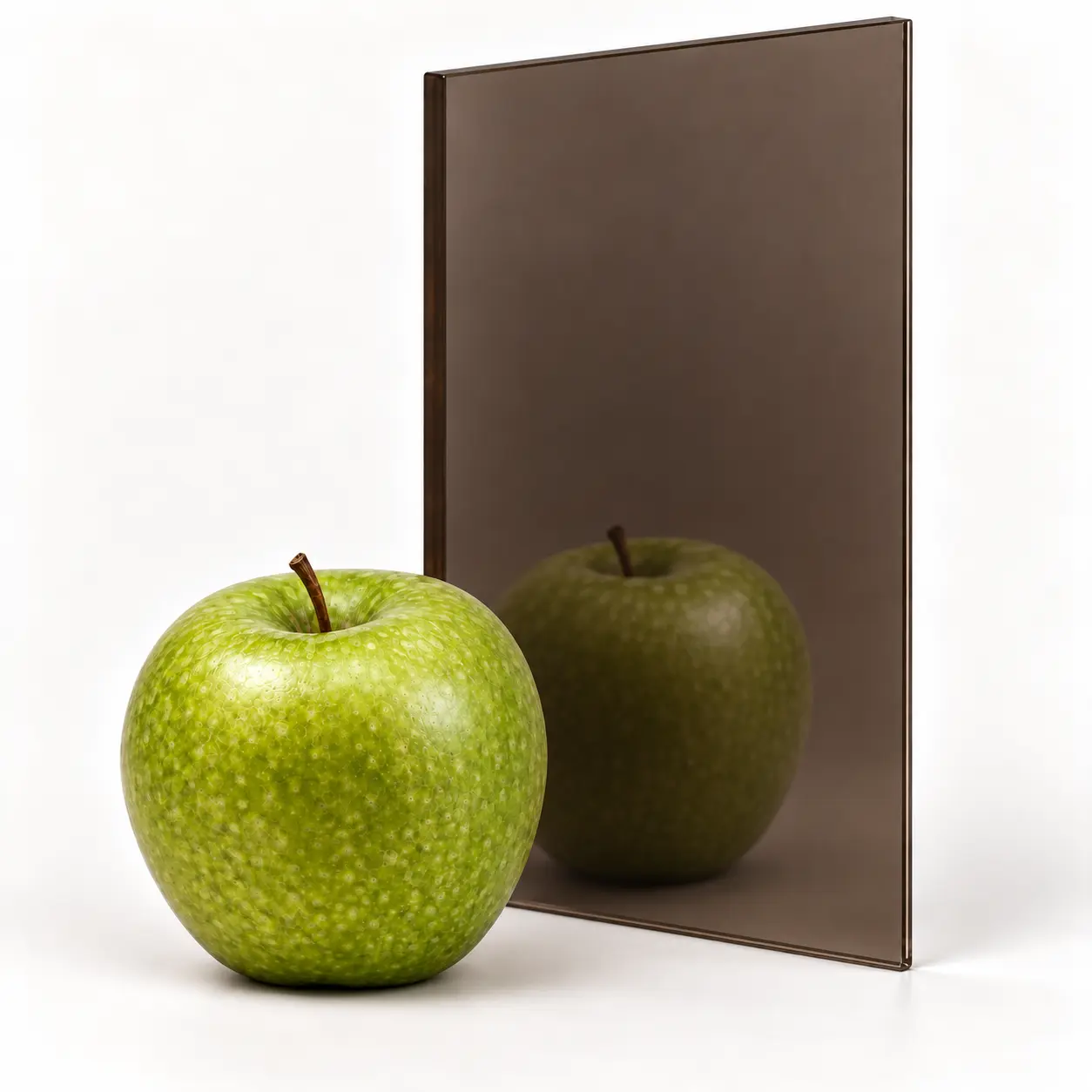 Bronze Acid-Etched Mirror