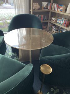 Custom Gold Mesh Round Table