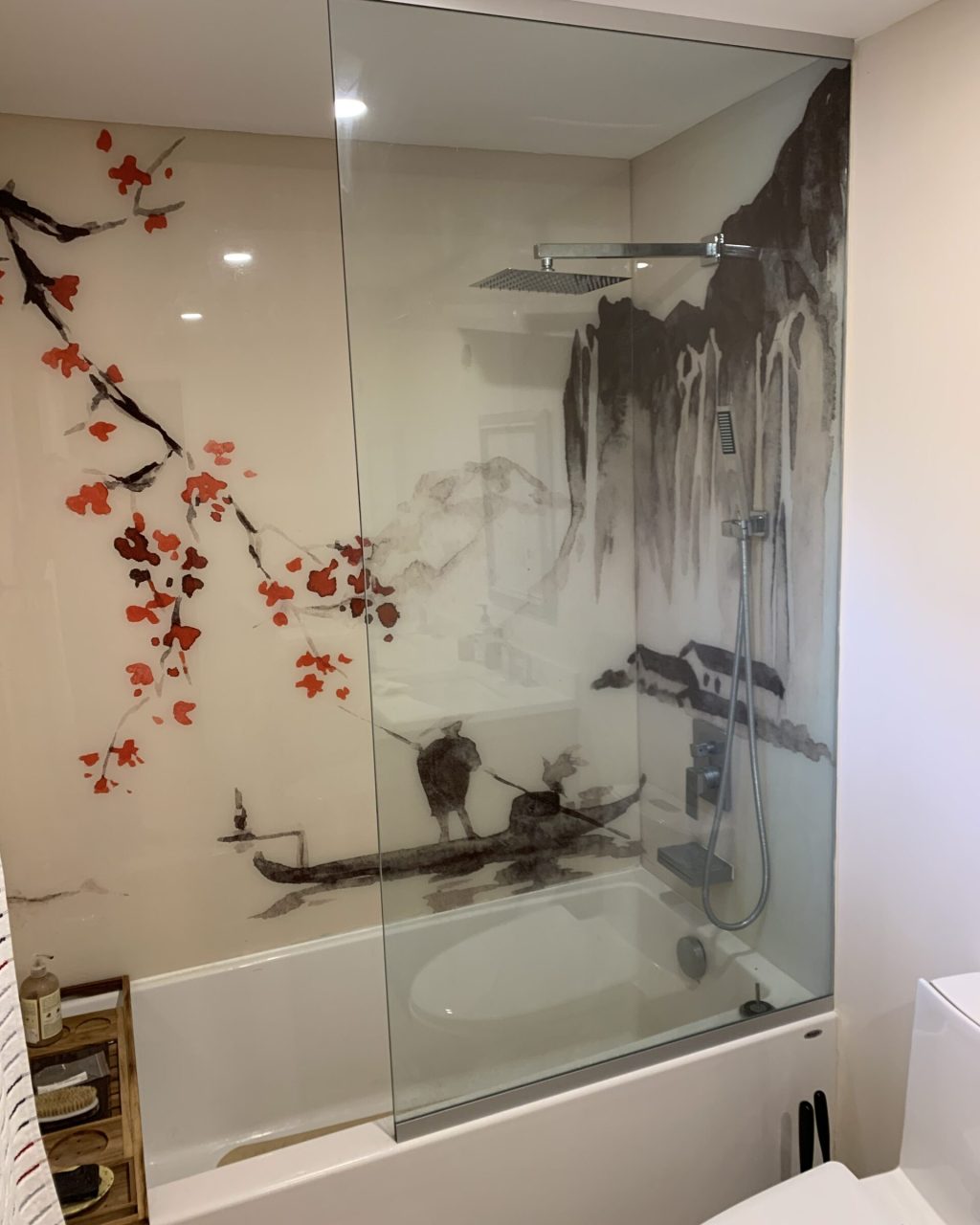 custom backpainted glass