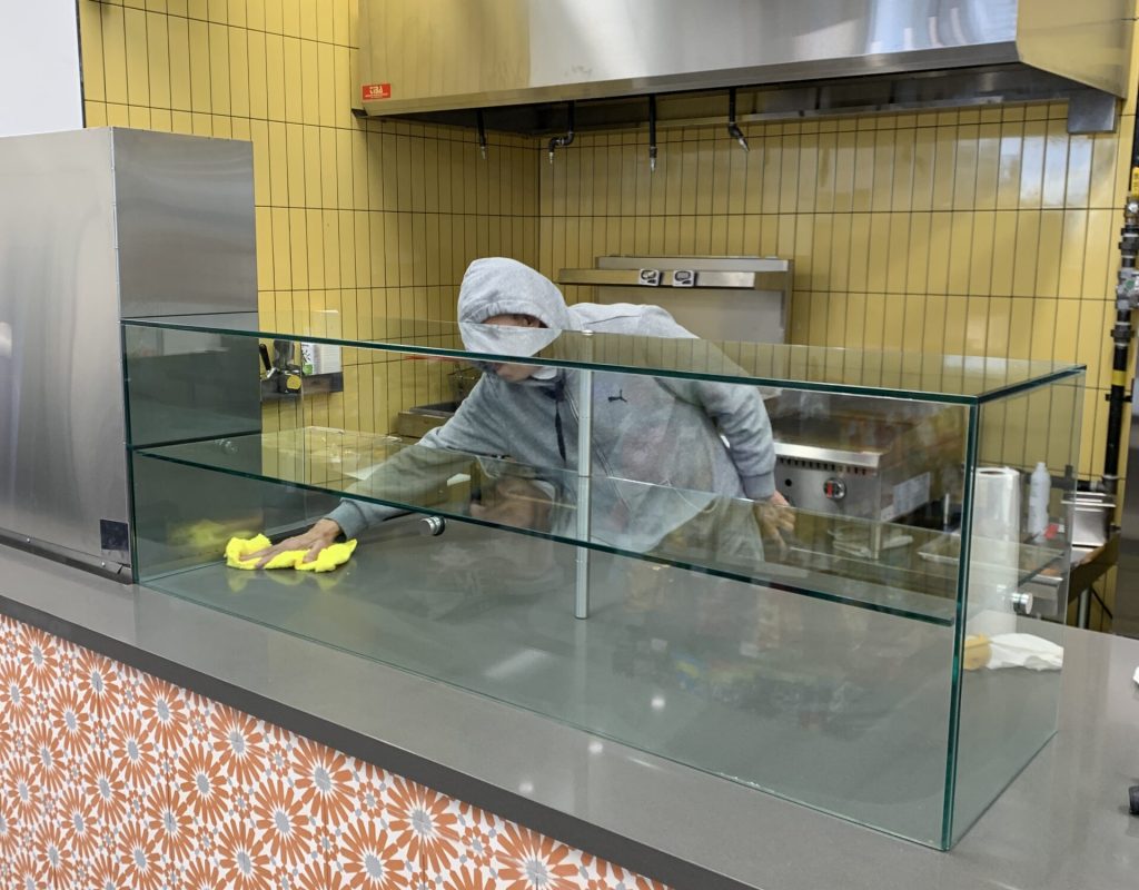 restaurant display cases
