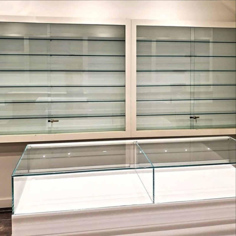 custom glass display cases